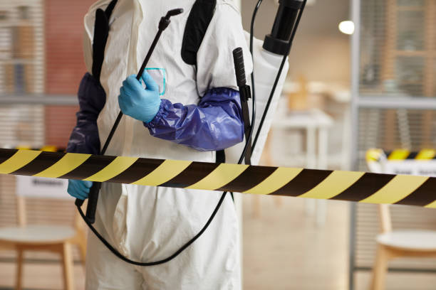 Professional Biohazard Cleanup technician working in Columbia, MD